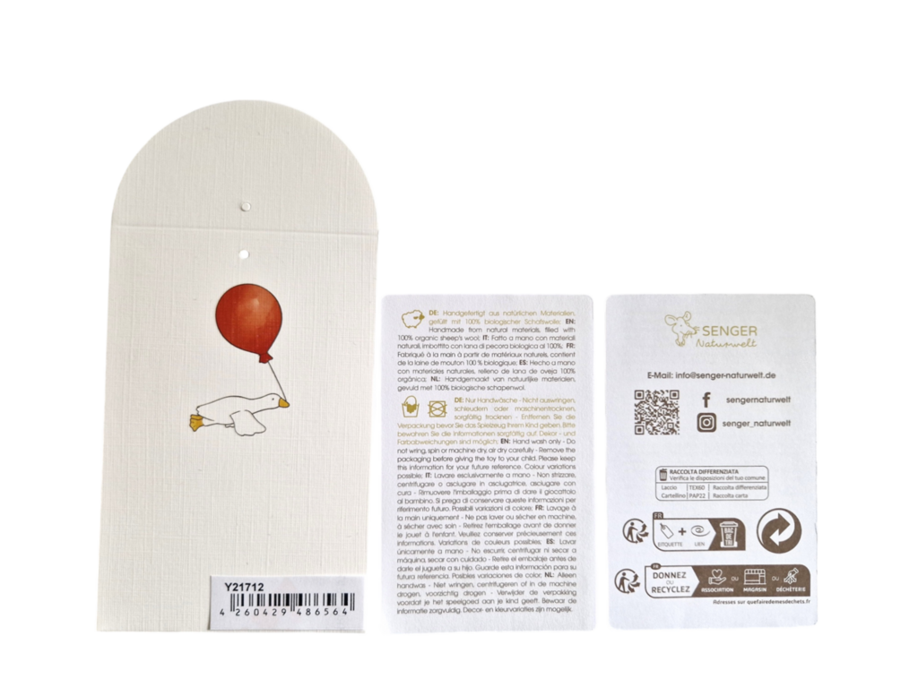 Animal en peluche Ours, grand | beige