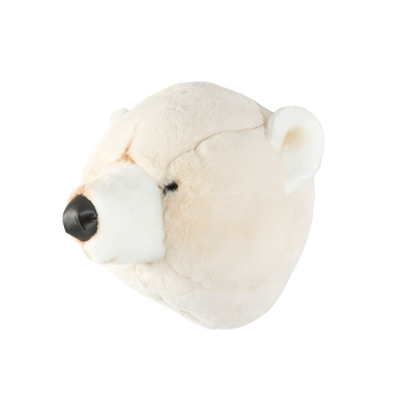 Décoration Murale Peluche Basile le Ours Polaire - Wild & Soft