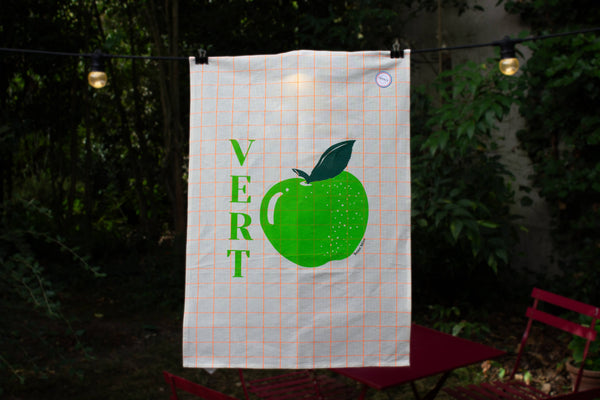 Strofinaccio verde mela