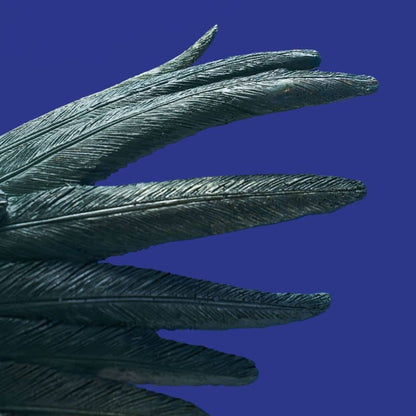 Lámpara de techo de loro turquesa