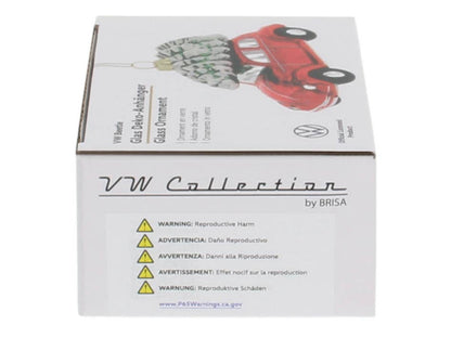Red VW Beetle Christmas Decoration with Tree