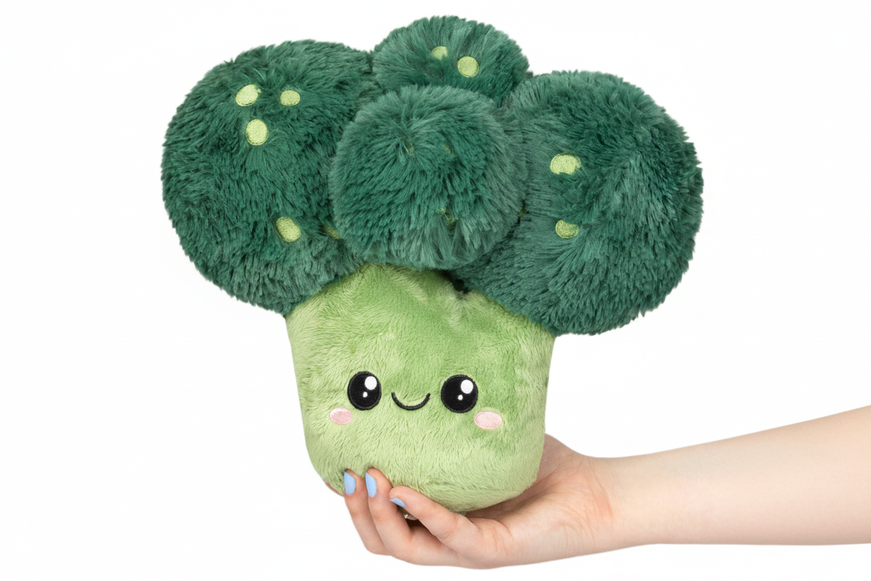 Mini knuffelbare broccoli