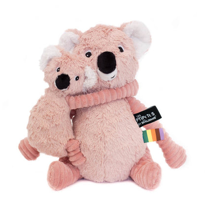 Peluche Trankilou le koala maman et son bébé rose – Les Ptipotos