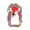 Adesivo con lama scintillante David Bowie Ziggy Stardust