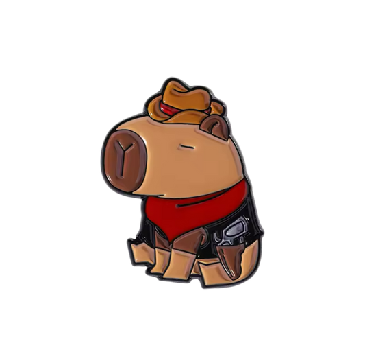 pins capybara cowboy
