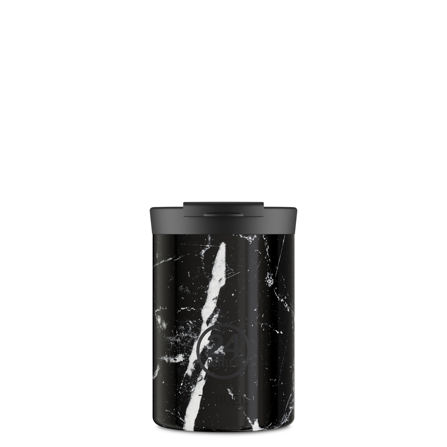 Travel Tumbler | Black Marble - 350 ml