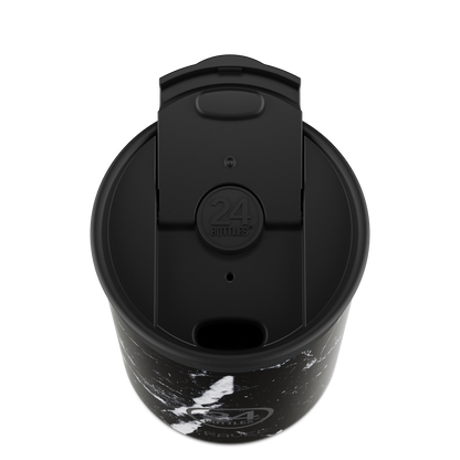 Travel Tumbler | Black Marble - 350 ml