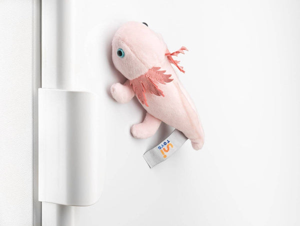 Peluche axolotl avec aimant Uni Toys
