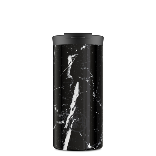 Travel Tumbler | Black Marble - 600 ml
