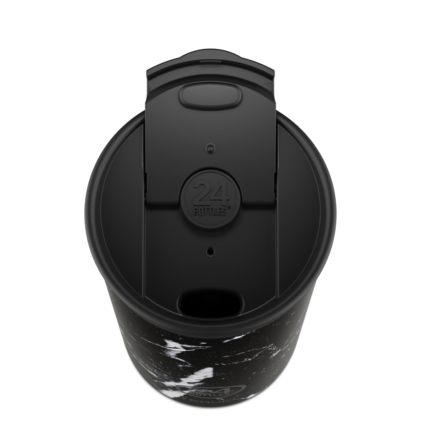 Travel Tumbler | Black Marble - 600 ml