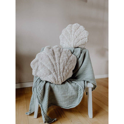 Almohadilla térmica grande de concha marina