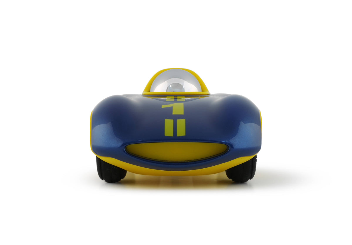 Voiture Speedy Le Mans - Bleu Roi/Jaune