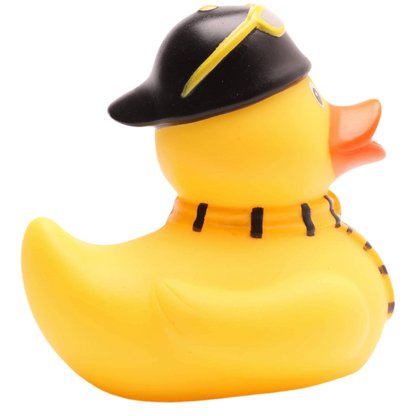 canard supporter de foot jaune et noir factotum