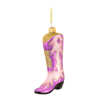 Bola em forma de bota de cowboy