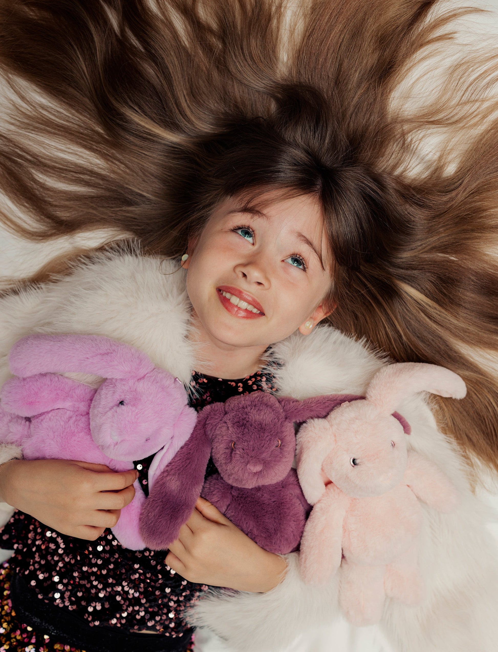 Peluche Lapin Blooming Bunny – Lavande – Vue 7