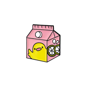 Pin de pato con jugo de naranja
