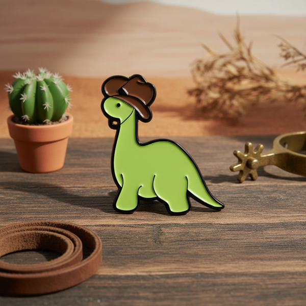 Spilla da cowboy Diplodocus