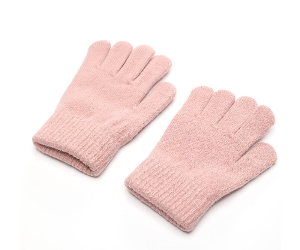 Completo invernale rosa cipria - Cappuccetto Rosso