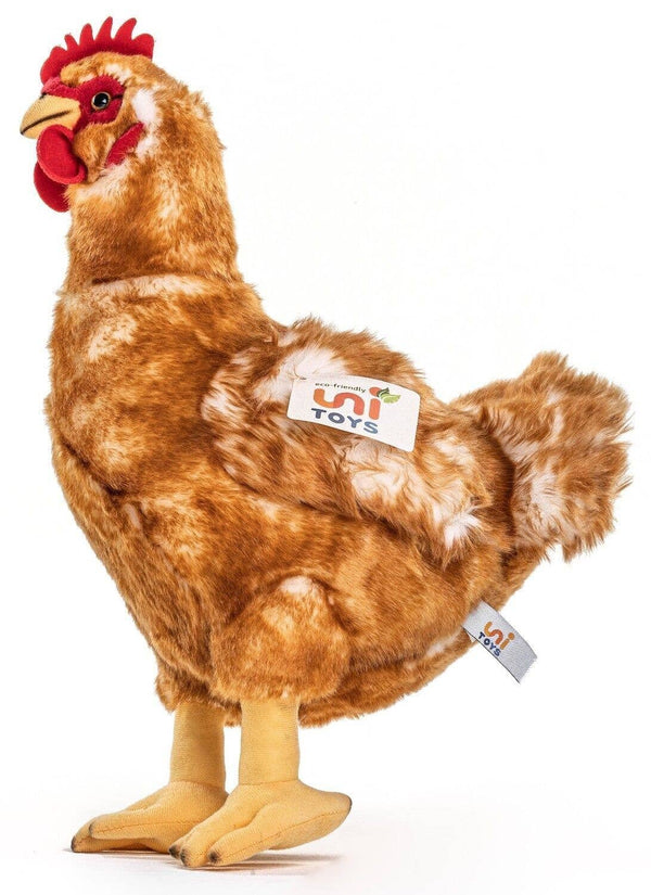 Peluche Poule brune Uni Toys