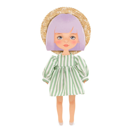 Ensemble de vêtements : robe rayée de 28 cm