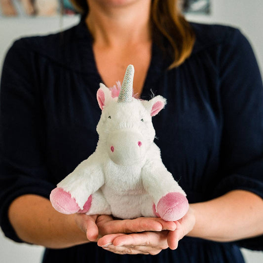 Bouillotte Peluche Warmies Licorne
