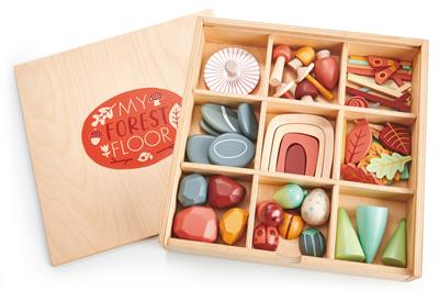 Tender Leaf Premier Âge: MON SOL FORESTIER 30,5x30,5x6cm, en bois, en boîte 30,5x6,8x30,5cm, 3+