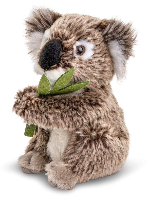 Peluche Koala avec feuille d'Eucalyptus Uni Toys