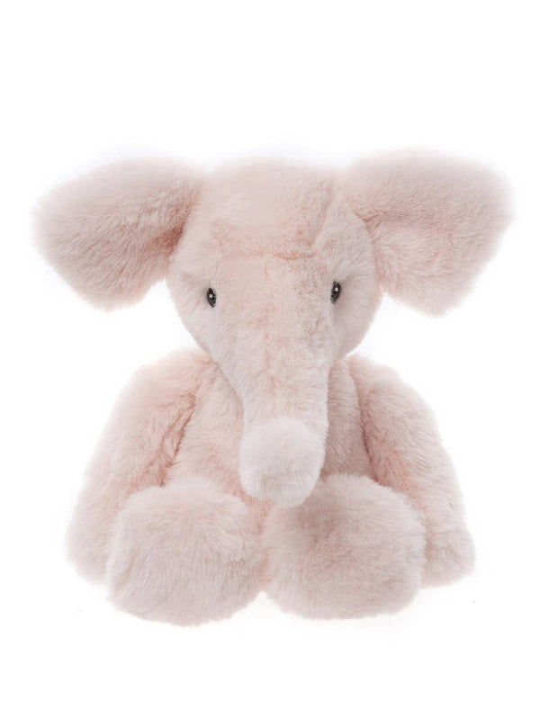 Bear & Me Effie de roze olifant pluche speelgoed - Kauwgom