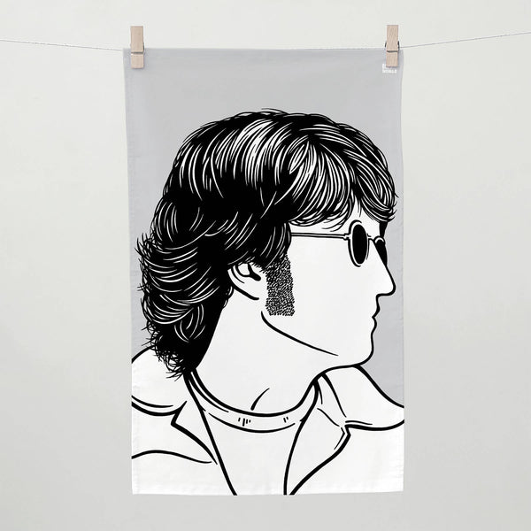 Asciugamano da cucina "John Lennon" dei Beatles