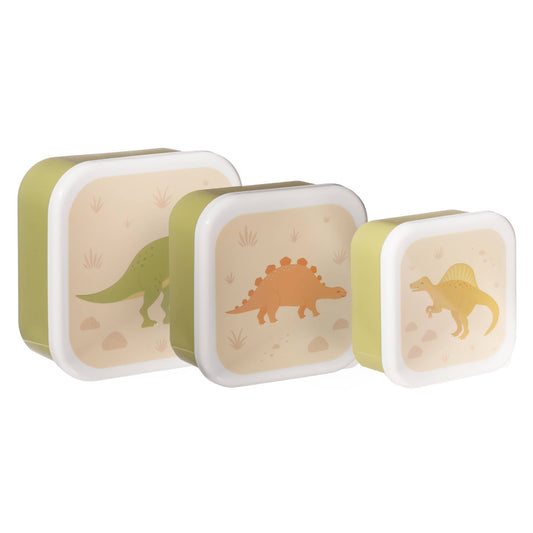 Boîtes à goûter Dinosaures Desert - Set de 3