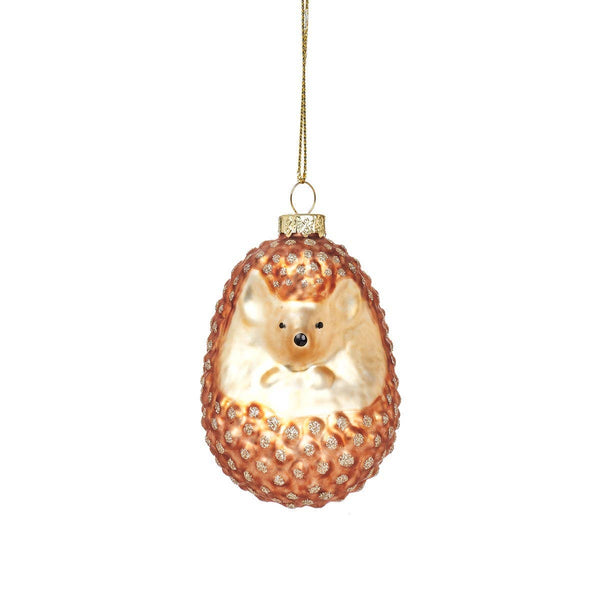 Boule de Noël Hérisson des bois