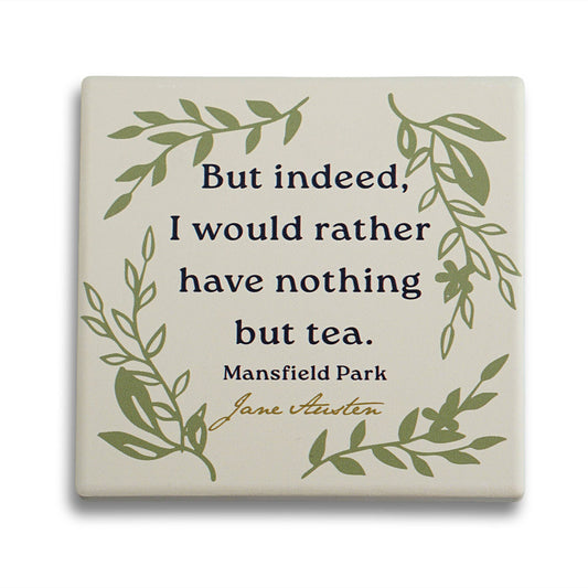 Sous-verre en céramique Jane Austen - Mansfield Park