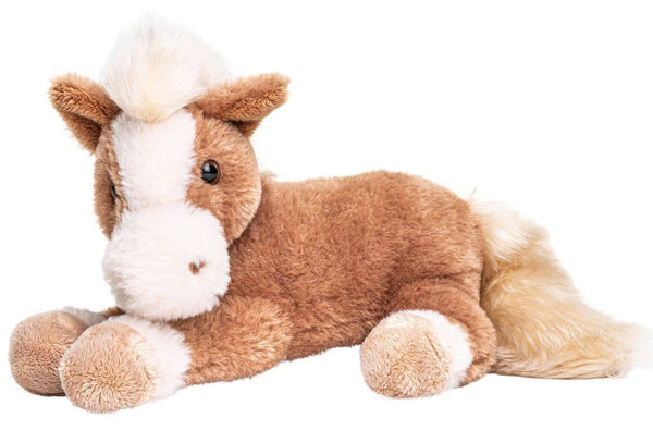 Cheval couché (marron) - super doux Uni Toys