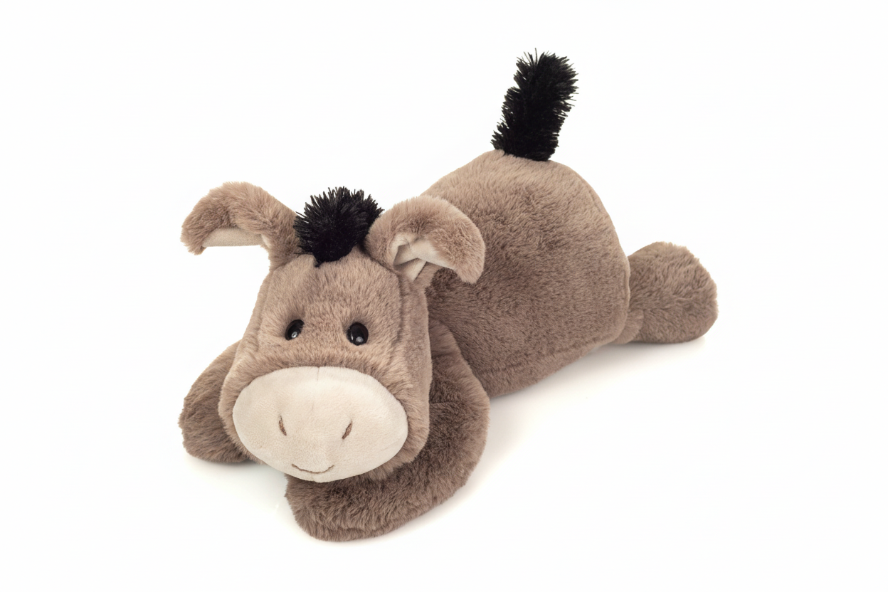 Eddy el burro de peluche