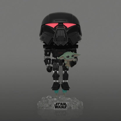 star wars pop n 488 dark trooper w grogu sp edit