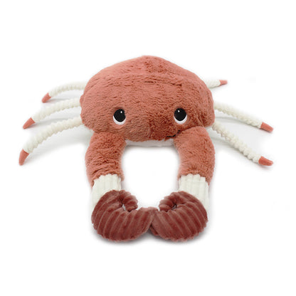 Peluche crabe Cassecou maman et son bébé terracotta – Les Ptipotos – vue 4