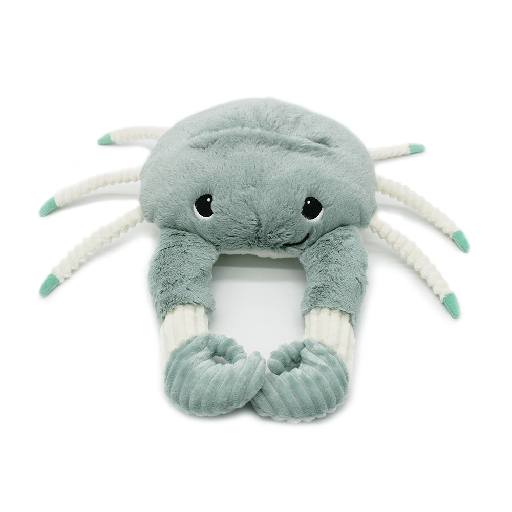 Peluche crabe Cassecou maman et son bébé menthe – Les Ptipotos – vue 7