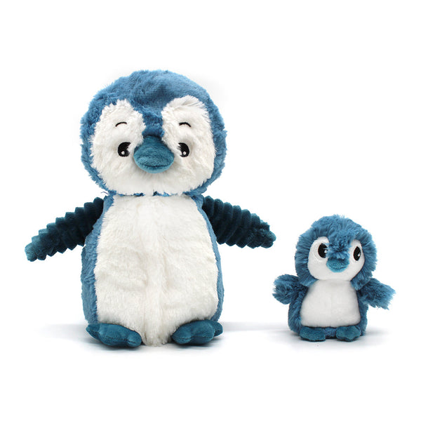 Peluche pingouin Iglou maman et son bébé bleu – Les Ptipotos