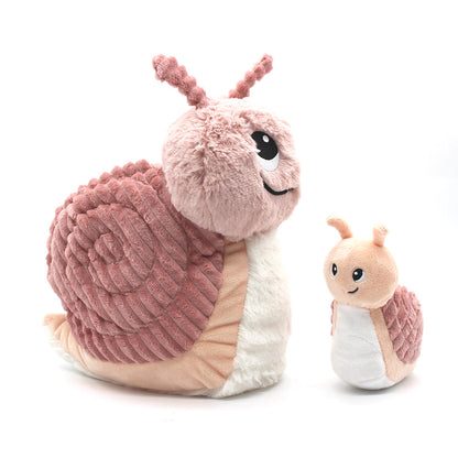 Peluche escargot Speedou maman et son bébé rose – Les Ptipotos
