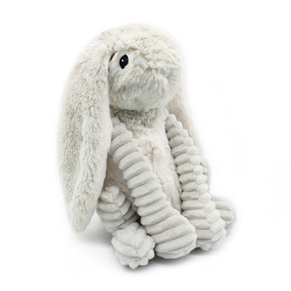 Peluche lapin Toudou maman et son bébé gris clair – Les Ptipotos – vue 3