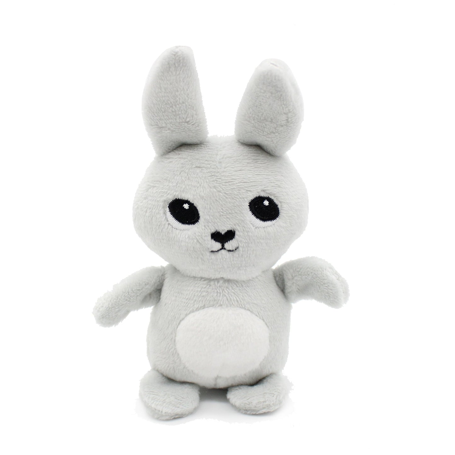 Peluche lapin Toudou maman et son bébé gris clair – Les Ptipotos – vue 7