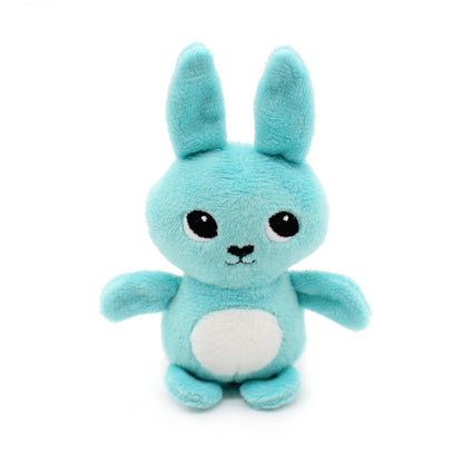 Peluche lapin Toudou maman et son bébé bleu aqua – Les Ptipotos – vue 8