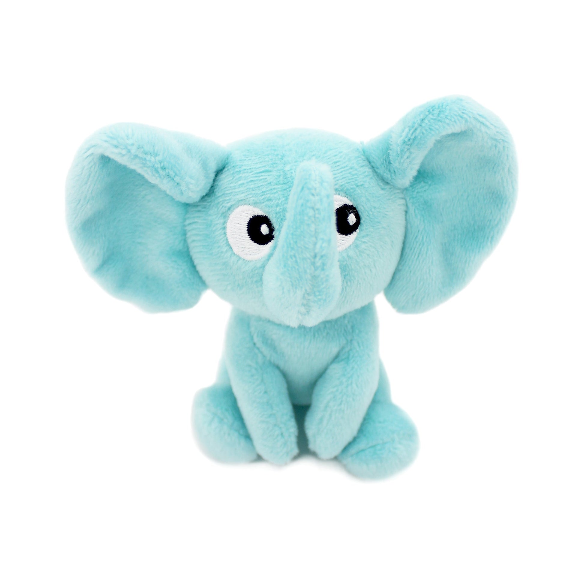 Peluche éléphant Dimoitou maman et son bébé bleu aqua – Les Ptipotos – vue 7