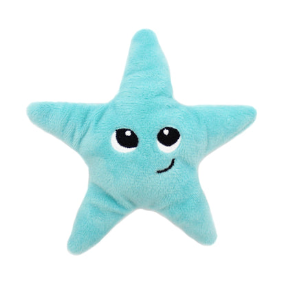 Peluche étoile de mer Wahou maman et son bébé bleu aqua – Les Ptipotos – vue 6