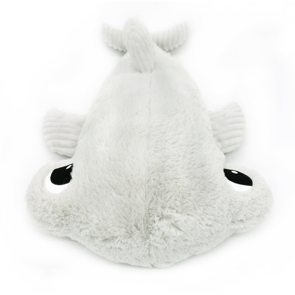 Peluche requin marteau Clou maman et son bébé gris clair – Les Ptipotos