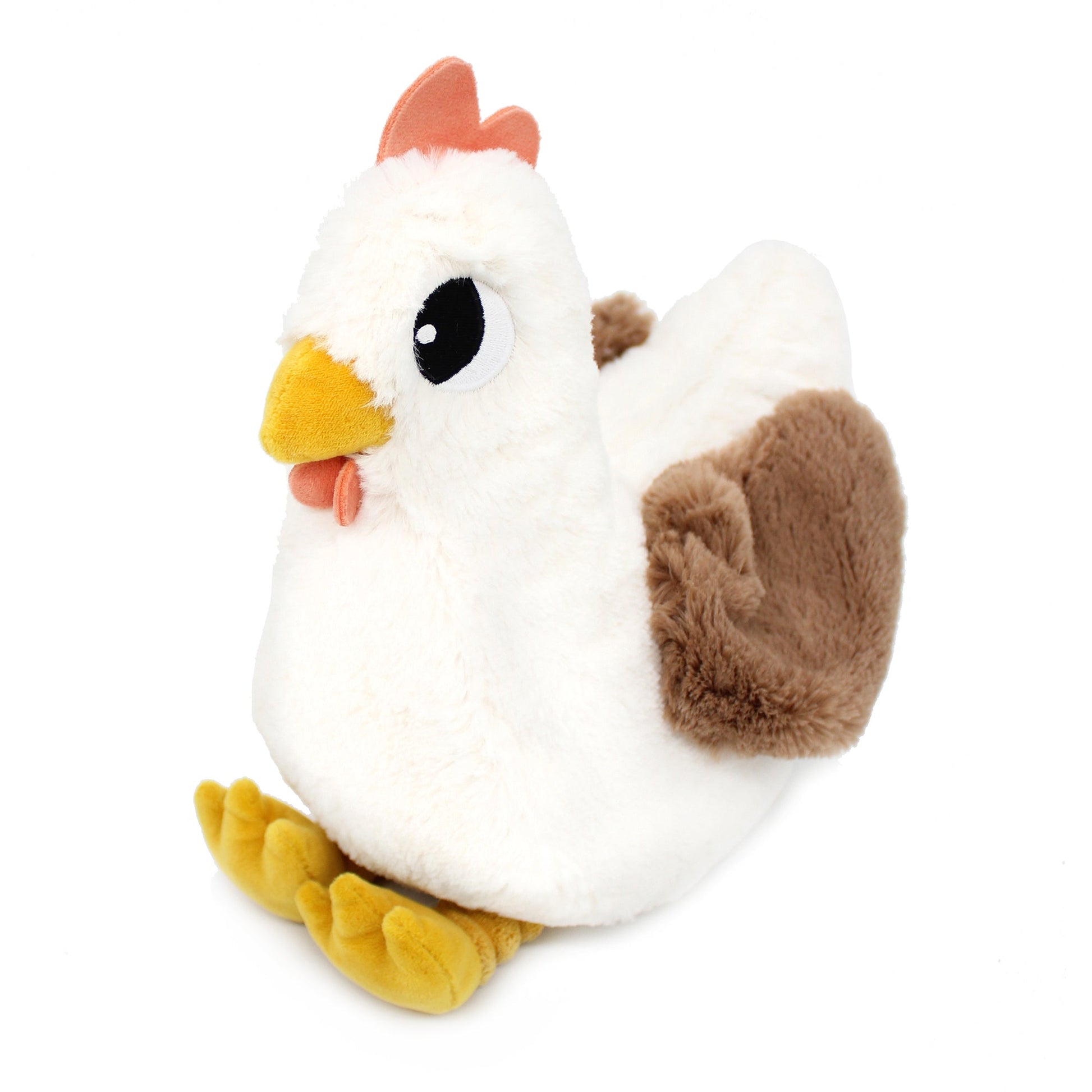 Peluche poule Pioupiou maman et son bébé blanc – Les Ptipotos – vue 6