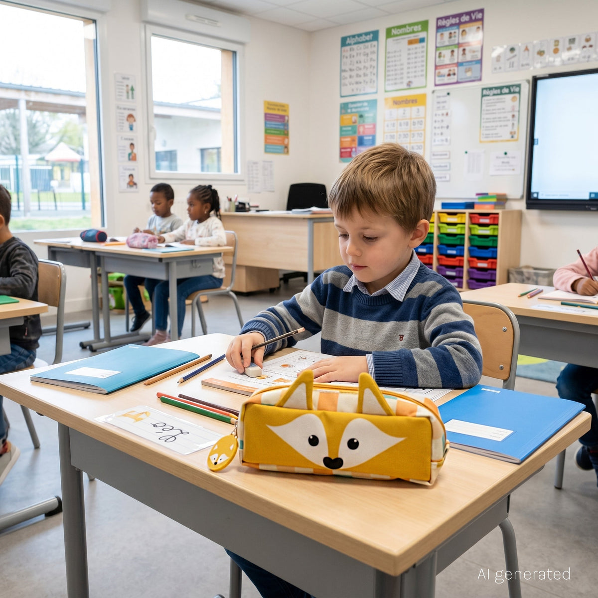 Trousse scolaire simple Cyranos le renard