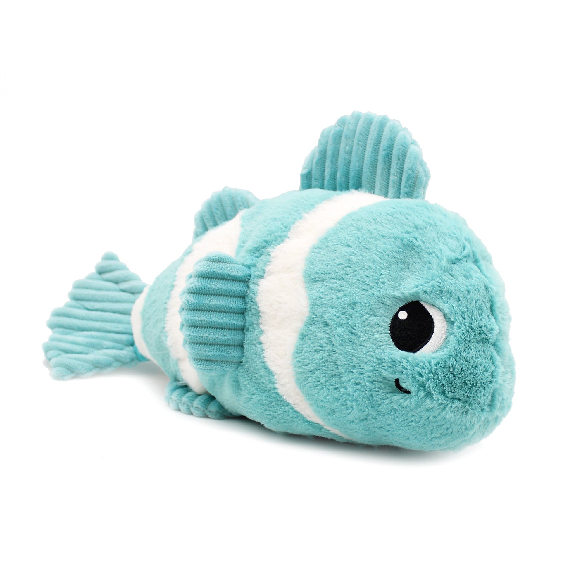 Peluche poisson-clown Bigou maman et son bébé bleu aqua – Les Ptipotos – vue 3