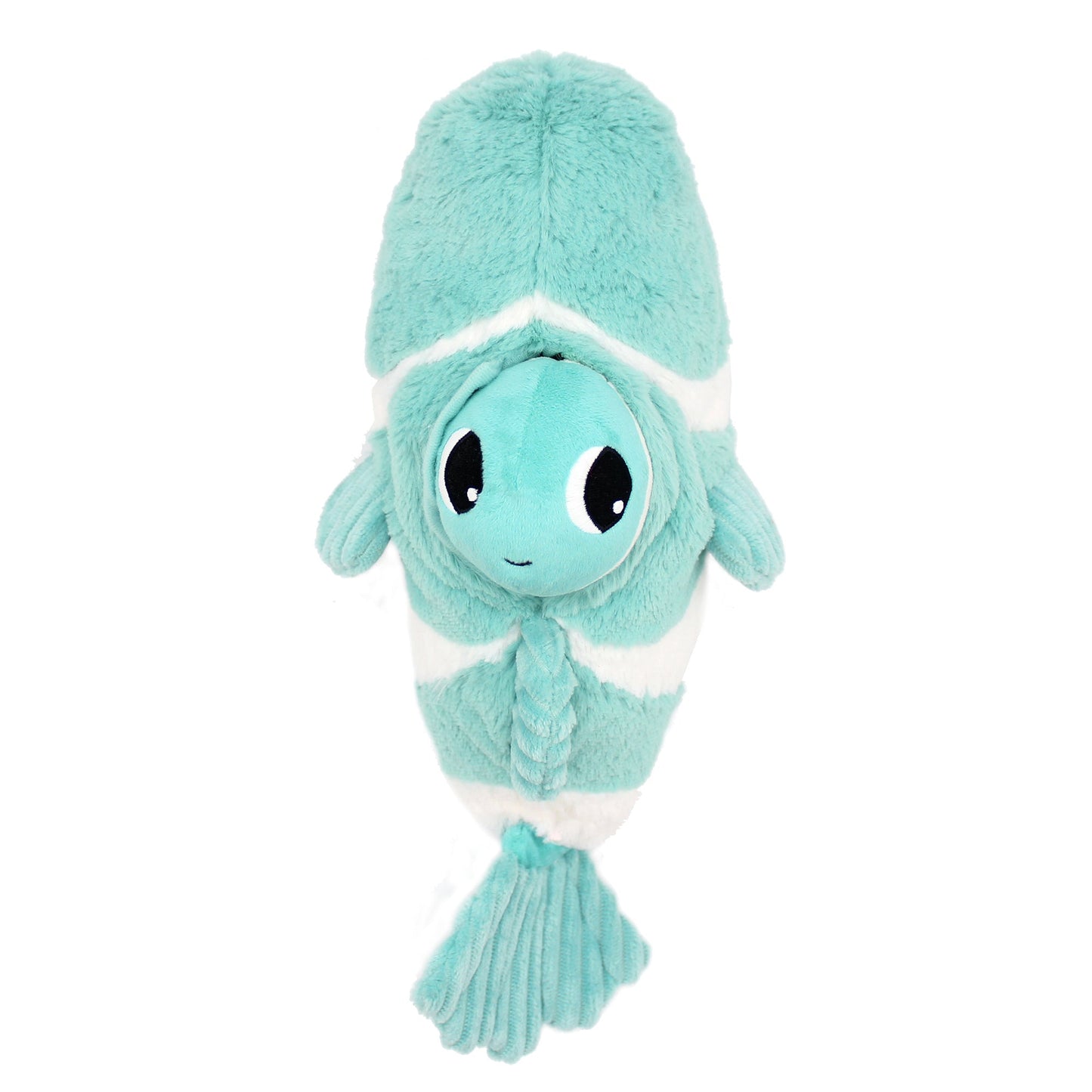 Peluche poisson-clown Bigou maman et son bébé bleu aqua – Les Ptipotos – vue 7