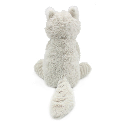 Peluche renard arctique Frimou maman et son bébé gris clair – Les Ptipotos – vue 7
